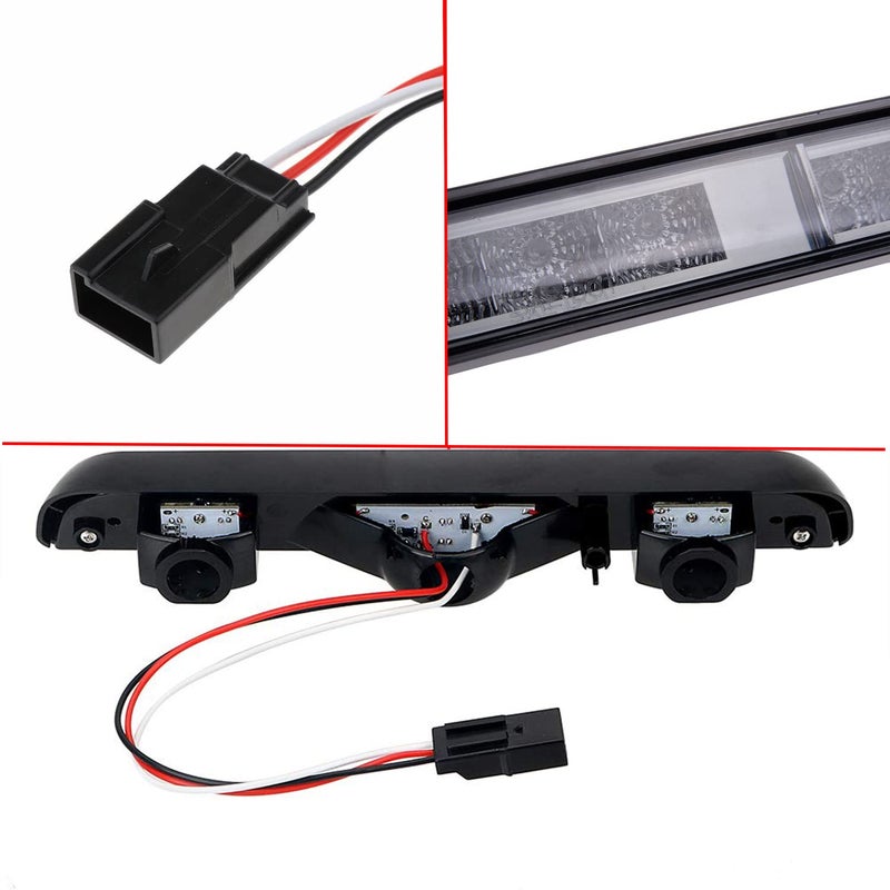 csslyzl LED Rear Stop 3rd Brake Light Replacement For Ford F150 1994-1996/ F250 F350 1994-1997/ Bronco 1992-1996, Smoked Lens Tail Brake Light Cargo Lamp with Gasket - Image 5